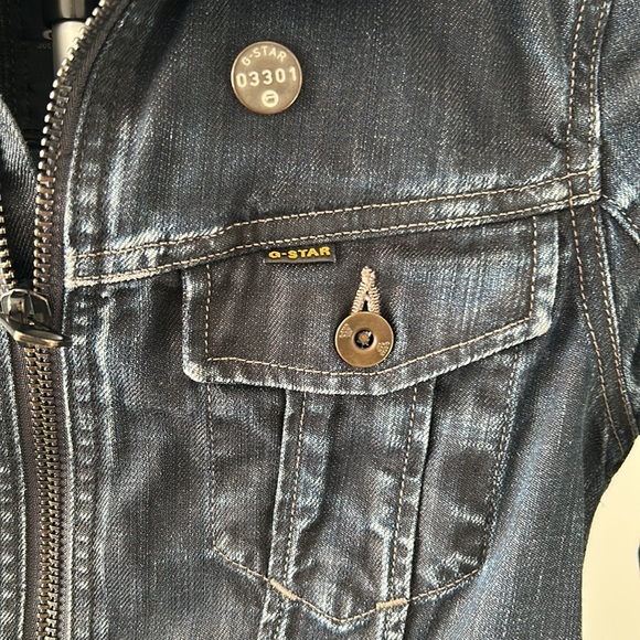 G star distressed jean jacket - Picture 2 of 6